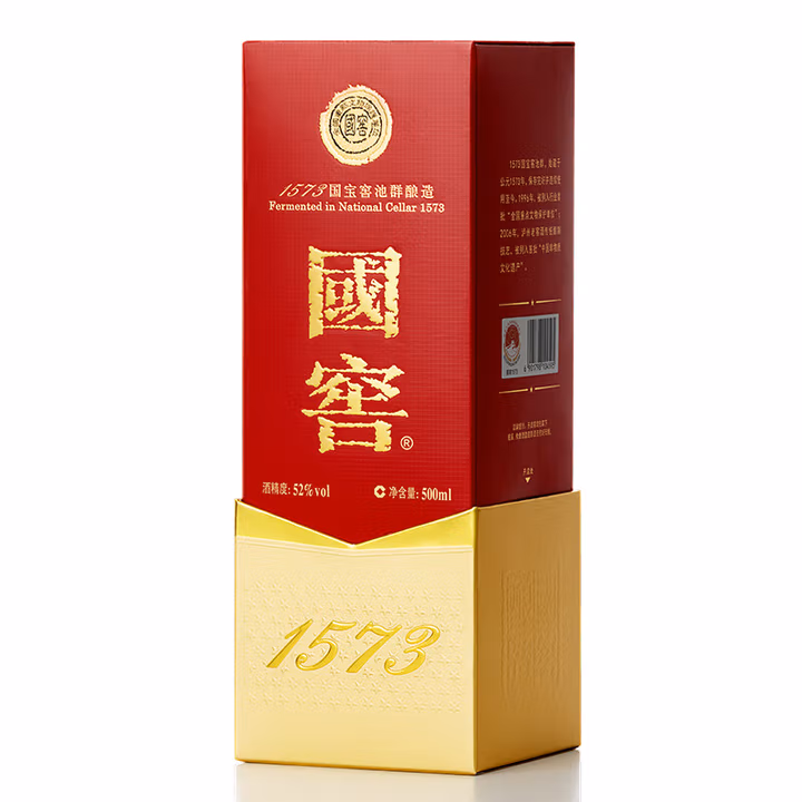 国窖1573 浓香型白酒 52度 500ml 整箱(6年)泸州老窖 